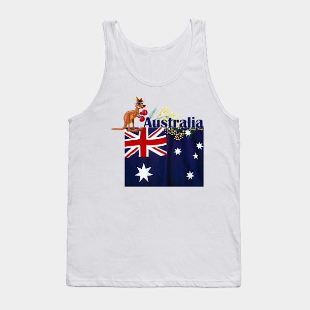 Australia Day Tank Top by ellenaJ